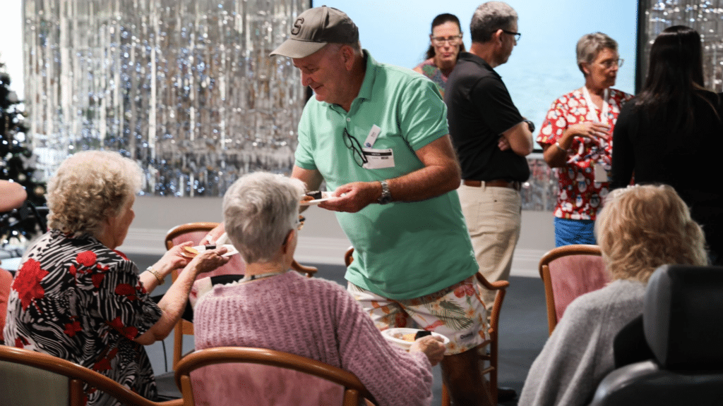 03 - Residents enjoyed an Italian-themed afternoon tea and food that brought the sights, sounds, and even the smells of Italy to life