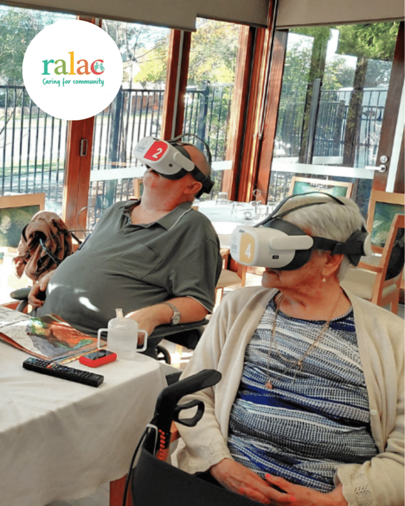 VR in aged care at RALAC Lionsbrae residential facility